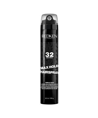 Redken Extreme High Hold Max Hold Hairspray 32 For All Hair Types - Long-Lasting Lift & Body All-Day Style Control With a Dry Finish 24h Humidity Resistance 9 Ounce (Pack of 1)