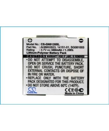 DCH 340mAh Battery Replacement for GN Netcom 9125 9120 | High-Quality AHB602823 SG081003 - International Shipping Available - Buy Online on GoSupps.com
