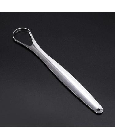 Fenteer 2pcs Stainless Steel Tongue Scraper Cleaner | Bad Breath Solutions | Oral Care Essentials - Buy Online on GoSupps.com