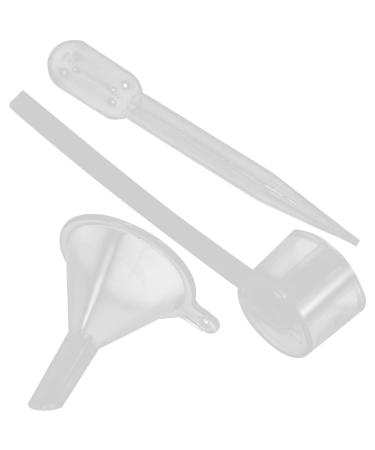 FOMIYES 4 Sets Perfume Refill Tool Kit Essential Oil Dropper Mini Perfume Funnel Perfume Pump Head Plastic Essential Oil Transfer Tool for Travel Perfume Accessories