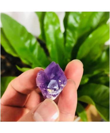 Natural Crystal Cluster Stone Amethyst Quartz Ornaments Beautiful Crystal Cluster 5PC - Buy Online on GoSupps.com