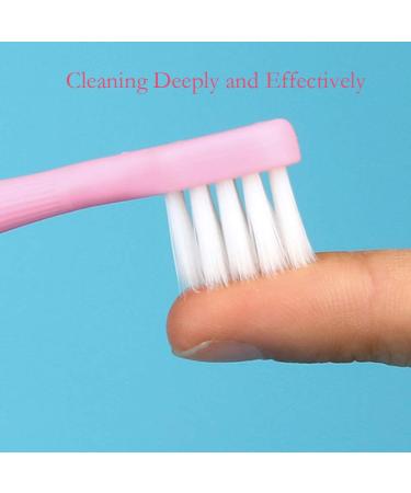 6 Pack Kids Toothbrush - Extra Soft Bristles, Little Mushroom Design - 1-3 Years - Pink, Yellow, Blue - 6 Count - Buy Online on GoSupps.com