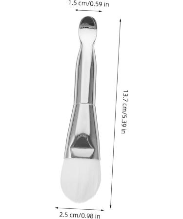 HONMEET Double-headed Facial Treatment Brush Tool Makeup Brushes Facial up Brush Brush for Women Brush Applicator Spoon Facial Mud Brush Nylon Wool - Buy Online on GoSupps.com