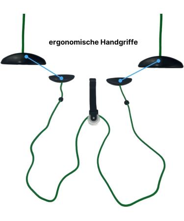 ATC Handel Shoulder Coach Pulley Set - Enhance Mobility & Rehabilitation | Gymnastics Shoulder Rope Cable with Handles - Buy Online on GoSupps.com