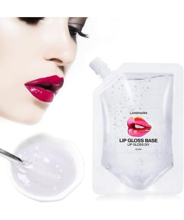 Holds 50ml gloss base healthy lip gloss base 50ml clear lip gloss base for DIY lip gloss kit hydrated moisturizing lips safe for sensitive skin - Buy Online on GoSupps.com