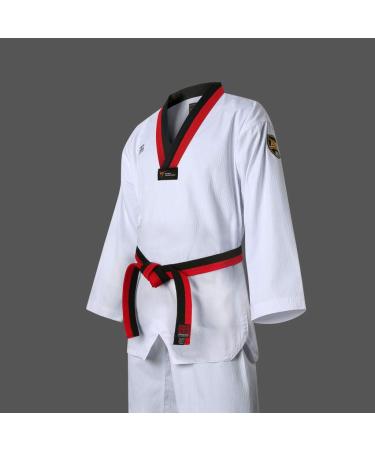 MOOTO Korea Taekwondo MTX S2 Basic Uniform Poom Neck Dobok Martial Arts Jujitsu Gym School Academy Poomse Training Uniforms 140 (Height : 140149cm)(4.594.89ft) - Buy Online on GoSupps.com