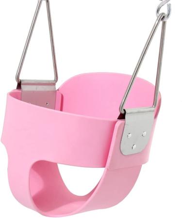 Take Me Away Pink Swing Seat - Heavy Duty Plastic Coated Chain - Playground Swing Set Replacement - Buy Online on GoSupps.com