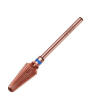 AIRSEE Tungsten Carbide Nail Drill Bit - Rose Gold Tornado Medium-M, Fast Gel Removal, 3/32 Shank, Right Hand, Salon Quality - Buy Online on GoSupps.com