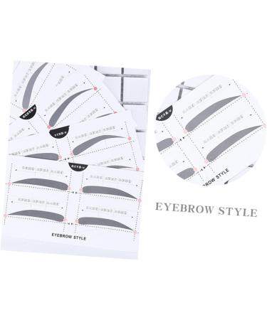 Housoutil Eyebrow Template 2 Eyebrow Stencils Eyebrow Shaping Stencils Make up Kit Eyebrow Sticker A607 Eyebrow Card Simple - Buy Online on GoSupps.com