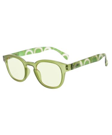Eyekepper reading glasses with UV protection anti-glare anti-reflective reading glasses for women +1.25 green