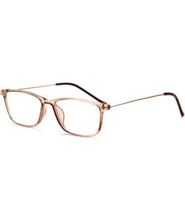 Shop Kaeoisfu Super Light Reading Glasses for Men & Women | Anti-Blue Light & Comfortable | Classic Fashion - Braun 36 | 1.0 Dioptria - Buy Online on GoSupps.com