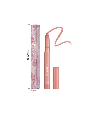 WGUST Matte Crayon Lipstick with Free Sharpener - Long Lasting Waterproof Lipstick Pencil in Peony #05 - Lip Makeup Gift For Ladies - 1PC - Buy Online on GoSupps.com