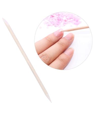 300 Count Orange Wood Stick 4.5 inch Cuticle Pusher Remover | Orangewood Cuticle Sticks for Nail Art Manicure & Pedicure - Buy Online on GoSupps.com