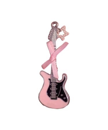 Muloo Sweet Cool Guitar Star Charm Hair Clips for Women Cute Harajuku Pentagrams Bowknot Hairpin Barrettes Hair Accessories