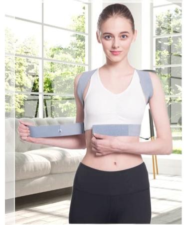 Adjustable Posture Corrector Back Shoulder Straighten Pedic Brace Belt for Clavicle Spine Men Women (Color : Light Grey Size : Medium) (Light Grey M) Light Grey Medium - Buy Online on GoSupps.com