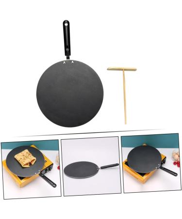 Zerodeko 1 Set Pancake Fruit Pan Induction Frying Pan Cast Iron Frying Pan Non Stick Fry Pans Stainless Cookware Non Stick Pan for Eggs Flat Wisking Tool Accessories Handheld Aluminum Alloy - Buy Online on GoSupps.com
