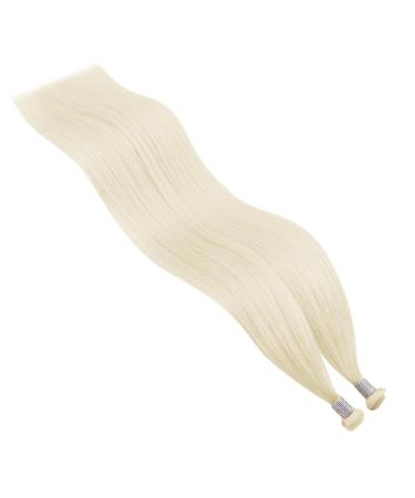 Youngsee Virgin Weft Extensions - Real Hair Blond Genius Tresses 40cm | 25g Easy Weaving Hair Extensions #1000 - Buy Online on GoSupps.com