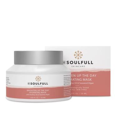 BE SOULFULL Hydrating Mask Brightening Mask that Exfoliates Reduces Hyperpigmentation & Improves Texture 50gm / 1.76 Fl Oz
