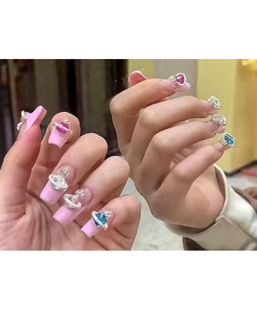 30pcs Shiny Saturn Planet Nail Art Rhinestones - DIY Nail Charms for Women and Girls - Buy Online on GoSupps.com