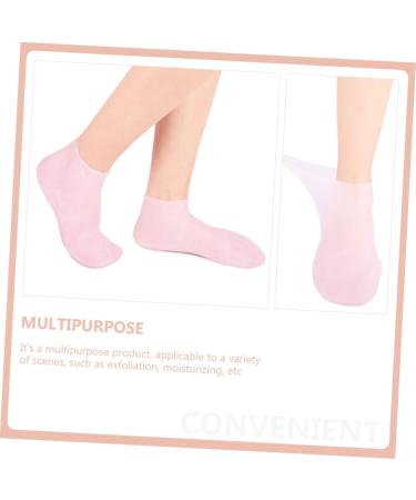 minkissy 10 Pairs Exfoliating Moisturizing Socks Pedicure Moisturizing Spa Socks Silicone Socks Foot Care Foot Care Products Moisturizing Foot Covers Sebs Women's Socks Elasticity Miss - Buy Online on GoSupps.com