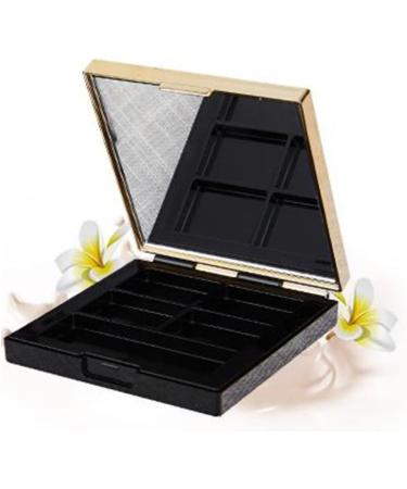Mikinona 2 Pcs Empty Eye Shadow Pallet Empty Eyeshadow Eye Shadow Empty Palette DIY Eyeshadow Black - Buy Online on GoSupps.com