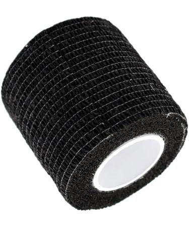 Self-Adherent Wrap Waterproof Elastic Bandage Tape - Breathable Black Athletic Wrap 5x450cm | International Shipping Available - Buy Online on GoSupps.com