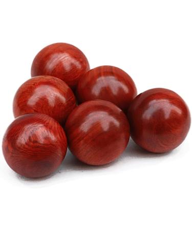 Healvian 6 StK Meditation Balls | Chinese Health Massage Tool for Stress Relief | Mahogany Fitness Balls for Hand and Wrist Therapy - Buy Online on GoSupps.com