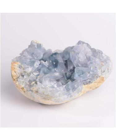 Natural Crystal Rough Natural Blue Celestite Cluster Geode Specimen Rock Gem for Home Decoration 1PC 500grams - Buy Online on GoSupps.com