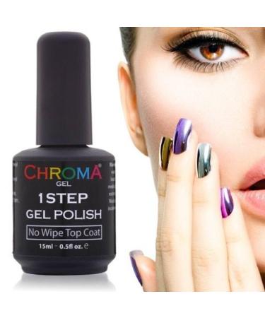 CHROMA GEL No Wipe Top Coat | Effortless Shine | Quick-Cure | Long-Lasting & Versatile Finish for Dazzling Nails - Buy Online on GoSupps.com