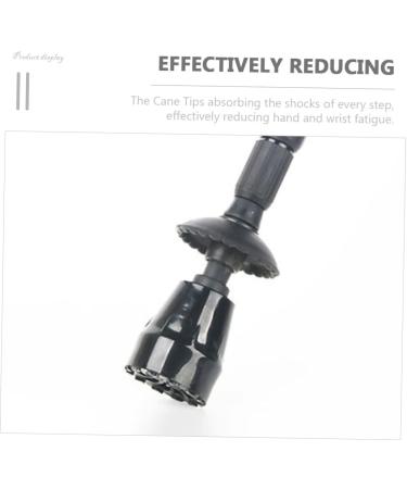 Healeeved 6-Pack Slipproof Crutch Tips | Rubber Trekking Stick Accessories for Hiking & Travel - Buy Online on GoSupps.com