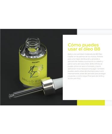 Brillo Infinito B8 Hair Oil Drops 1oz-30ml | Regeneration Potion for Hair | Colombia - Buy Online on GoSupps.com