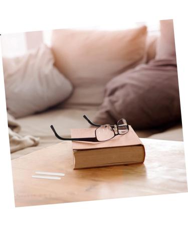 Lalafina 20-Piece Clear Glasses Slipcover Set | Transparent Silicone Holders for Sunglasses & Frames | Slipproof Ear Sparkling White | 6x0.3x0.3cm - Buy Online on GoSupps.com