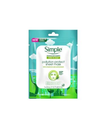 Simple Kind to Skin Pollution Protect Sheet Mask