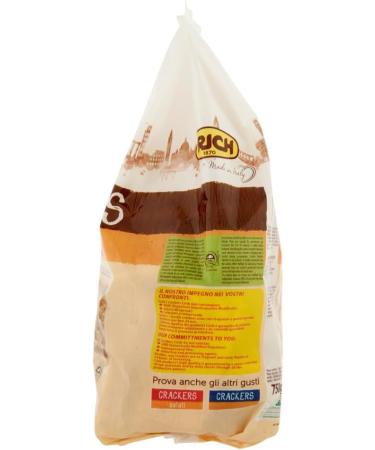  Italian Gourmet E.R. Crich Wholemeal Crackers Rich in Fibre with Sourdough 750 g + Tomato Pulp Italian Gourmet Tomato Pulp 400 g Box of 12 - Buy Online on GoSupps.com