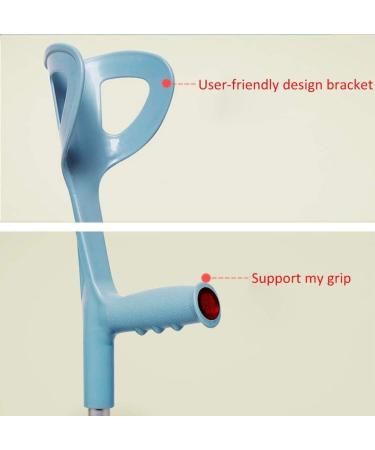 Telescopic Non-Slip Arm Portable Elbow Walking Stick Underarm Double Walking Stick Suitable for The Elderly and People with Walking Difficulties Interesting - Buy Online on GoSupps.com