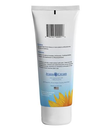 Jeans Maximum Skin Therapy Cream with Aloe & Vitamin E 7oz - Moisturizing Cream for Dry & Sensitive Skin - Ideal for Radiation Treatment, Sunburn, Itchiness & Redness - Buy Online on GoSupps.com