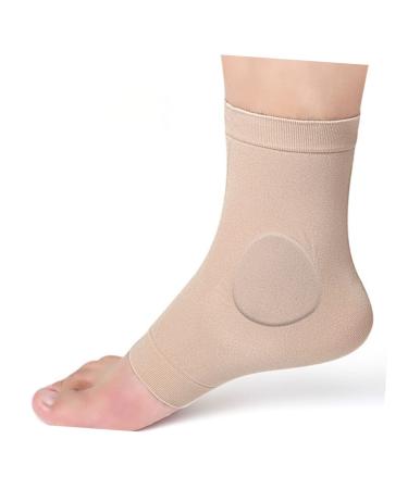 KALLORY 4 Pairs Skate Ankle Sleeves - Elastic Socks & Ankle Support Brace for Ice Skating Plantar Fasciitis Relief Compression Socks for Men & Women - Buy Online on GoSupps.com