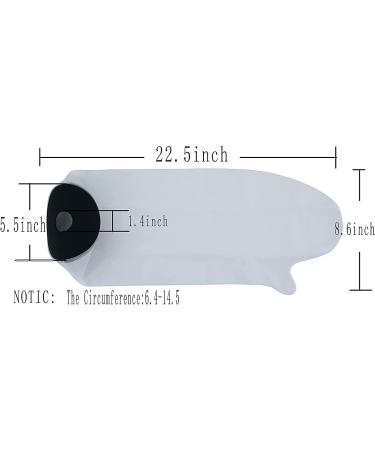 Waterproof Arm Cast Cover for Adults - HKF HO KI HO Sleeve for Half Arm Casts, Bandages & Wounds - Soft, Reusable Protector for Shower & Bath - Buy Online on GoSupps.com