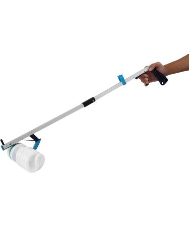 Luxet Grabber Reacher Tool 32 Inch - Strong Grip, Magnetic Tip, Trash Picker Grabber for Elderly - Durable & Lightweight - Dressing Stick - 1-Pack - Buy Online on GoSupps.com
