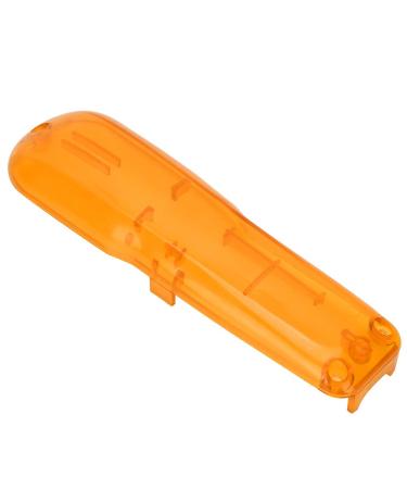 Hair Clipper Cover for Professional Hair Clipper Replacement Cover Electric Hair Cutter Trimmer Cover Shell (transparent orange)