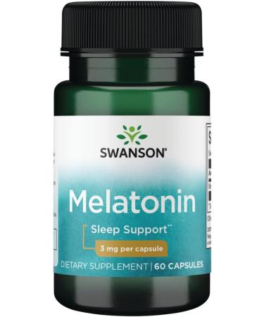 Swanson Melatonin 3 mg - 60 Capsules