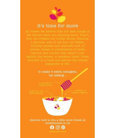 Dorset Cereals Honey Granola 450g - Buy Online on GoSupps.com