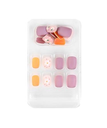 dijiusidy False Nail Fashionable Various Shapes Fingernail Full Coverage Strong Viscosity Adjustable Paster for Manicure Art 13 F741 13 1 count (Pack of 1)