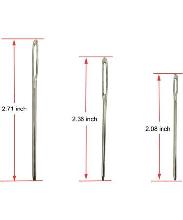 9 Large-Eye Blunt Needles + 1 Roll 150 Yards 1.0 Lift Shade Cord - Steel Yarn Knitting Sewing Needles for White Shade Blinds Pull String Rope - Buy Online on GoSupps.com