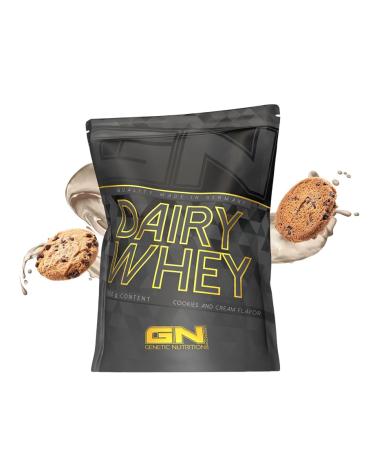 GN Laboratories 100% Dairy Whey Protein Powder 1000g (cookies and cream) - protein powder for muscle building - protein powder for protein shake