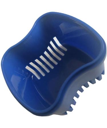 Denture Bath Box - Durable Artificial Tooth Retainer Case for False Teeth in Lake Green & Blue | International Shipping - Buy Online on GoSupps.com