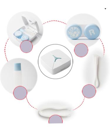 Buy Healvian Lens Holder & Organizer - Travel Accessories for Contact Lenses | Secure Storage Case for LensTui - Buy Online on GoSupps.com