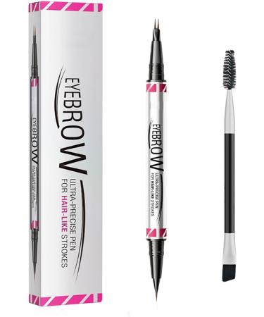 GXGM Eyebrow stick waterproof 2in1 dualend microblading eyebrow stick smudgeproof can light natural eyebrow color dark brown 1 piece Bronze M - Buy Online on GoSupps.com