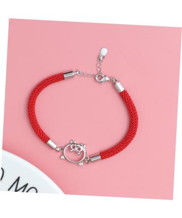 VALICLUD Women Bangle Red Bracelet Chinese Zodiac Bracelet Pig Shaped Bracelet Red Rope Bracelet Bangles for Girls Birthday Charm Bracelet Bracelets Gift Bracelet Miss Fashion South - Buy Online on GoSupps.com