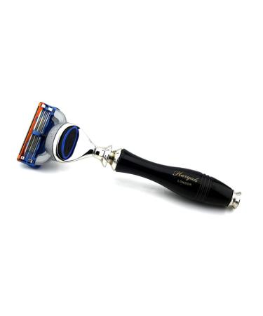 Men's Shaving Kit: 5 Edge Safety Razor Silver Tip Badger Hair Brush & Stand - Perfect Gift for Men - Buy Online on GoSupps.com